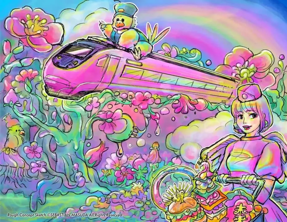 교토 FUTURE TRAIN: 재활용 철도에서 만나는 미식, 예술, 카와이 문화