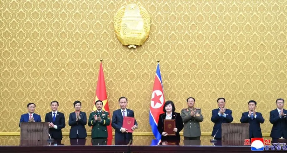 북한과 베트남, 국방·보건·언론 분야 새 협력 협정 체결