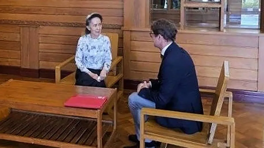 아웅산 수치, 2021년 쿠데타 이후 첫 공식 확인된 접촉…적십자 관계자 면담