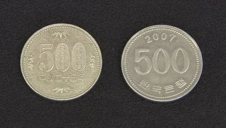 일본서 한국 500원화를 500엔화로 속여 내는 사례 급증…영세 상점 부담 커져