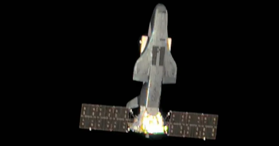 Rare Orbital Photo Shows Chinese Spaceplane Docked to Another Satellite